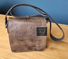 Strellson Richmond Messenger SV Tasche Umhängetasche Braun Leder