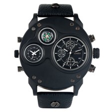 De Oulm 2 Zeitzonenuhr Herren