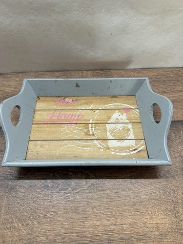 Holztablett home shabby chic - shabby,