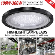 UFO LED Hallenbeleuchtung Werkstattlampe Industrie Decken Strahler Hallenleuchte