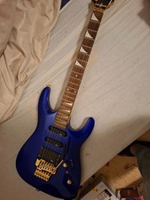e gitarre blau vester