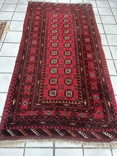 Orient Teppich orientalisch Kilim Kelim  Antik Vintage Handgeknüpft Rot 200x96cm