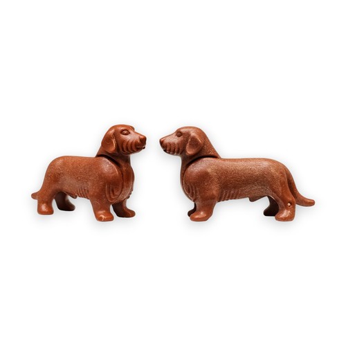 Playmobil tiere hunde - hunde, braun