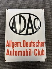 Original ADAC Emailschild 40 × 30 cm – Schöner Glanz, tolles Sammlerstück!