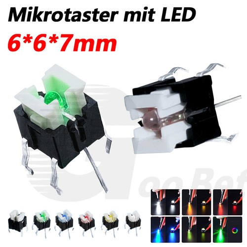 6x6x7mm mini taster - 6x6x7mm,