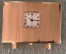 Miniatur Uhr / Massiv, Quarzuhrwerk, Sammler