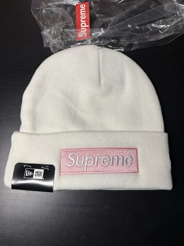 Supreme box logo beanie weiss - box,