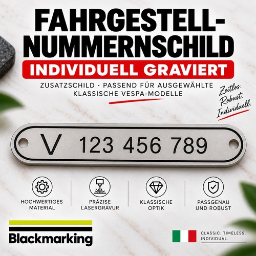 Fahrgestellnummernschild