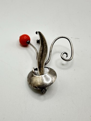 800 silber schmuck brosche - er,