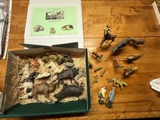 Konvolut alte Tiere Lineol Zoo, sehr guter Zustand TE190925/ 663