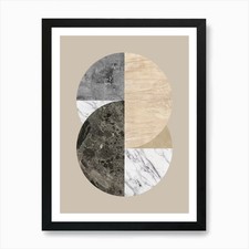 Collage geometrische Texturen