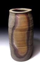große Bizen Ikebana Vase aus der Präfektur Okayama, Japan (507)