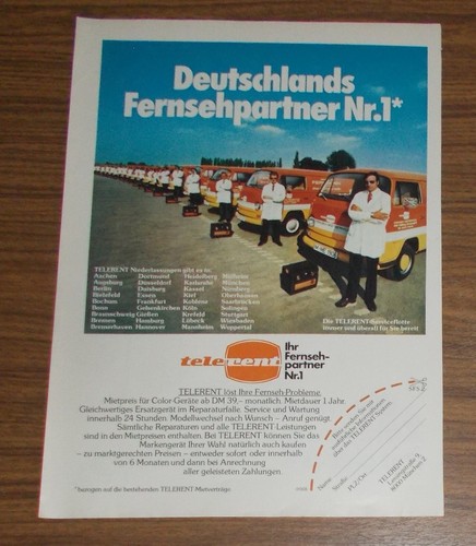 Seltene werbung telerent - seltene,