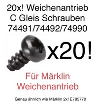 20x C-Gleis Weichenantrieb
