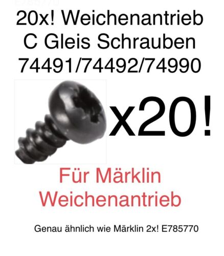 20x gleis weichenantrieb - c,