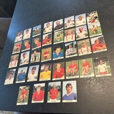 36 Bergmann Sammelbilder Fußball 70/71 zum Teil mit Autogramm 