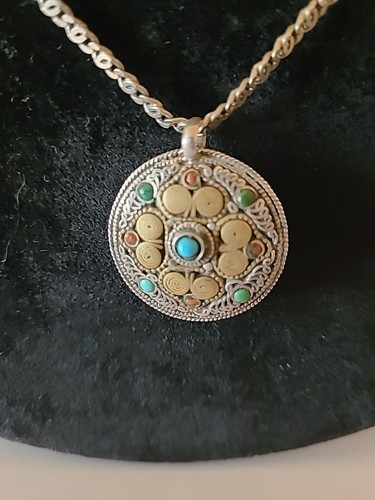 925 silber kette - , anhänger