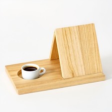 Dreieckiges Lesepult aus Holz