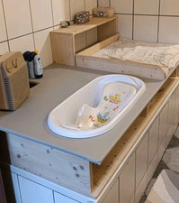 Badewannenaufsatz Wickeltisch mit Badewanne Selbstgebaut vom Profi