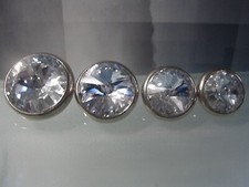 edler Aufsatz mit Swarovski-Elements - silbern eingefasst - komp. Charlotte 21