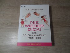 Susanne Schmidt: Nie wieder dick! Die 30-Gramm-Fett-Methode