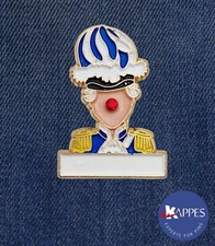 Personalisierter Pin Blauer Funk NEU 40323 Brosche Karnevalspin