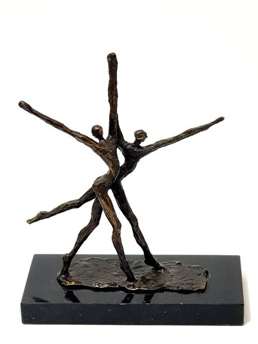 Tanzendes paar bronze figur - tanzendes,