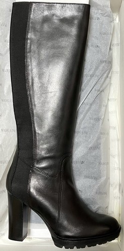 Lederstiefel mit gummieinsatz - lederstiefel,