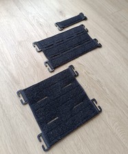 Klett Fläche mit Molle für Patches, Aufnäher etc. | Weste, Rucksack| Neu |