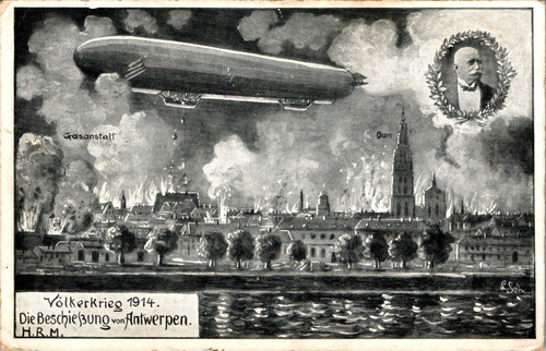 Zeppelin luftschiff - ak,