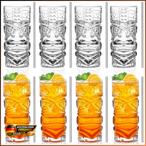 Tiki cocktailgläser set - set, 8-14