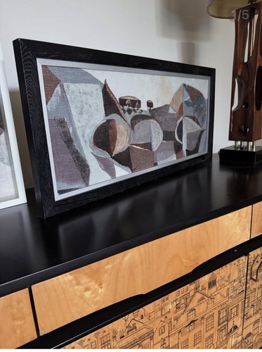 Vintage mid century abstrakte - century,