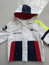 💛💛💛 Tommmy Hilfiger Regenjacke Segeljacke Jacke Weiß Größe 116 NEU 💛💛💛