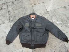 US Army A-2 Fliegerjacke Lederjacke Cooper Pilotenjacke Airforce Jacket USN #D9