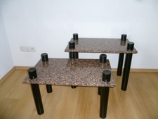 Tisch - Regal massiv Granit mit 3 Platten einzeln stellbar