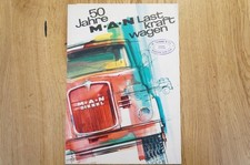 MAN LKW Prospekt Typ Lastwagen Programm 6 Seiten 196?