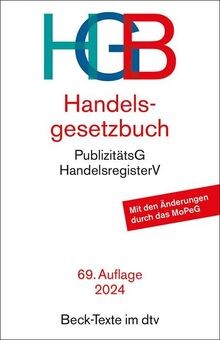 Handelsgesetzbuch mit - handelsgesetzbuch:,