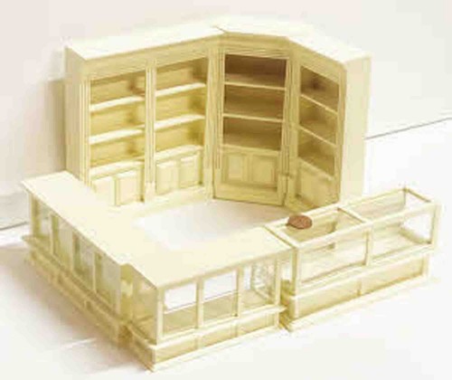 Puppenstube laden display set - puppenstube,