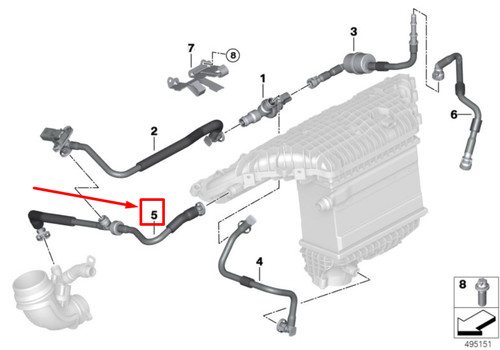 Bmw f98 saugstrahlpumpe mit - bmw, x4