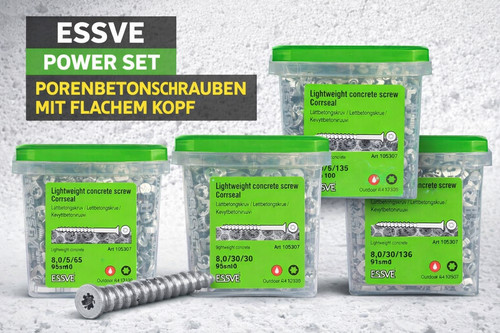 Essve betonschrauben 8mm - betonschrauben,