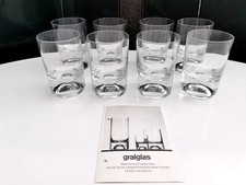 Vintage 60er 8x Glas Gläser