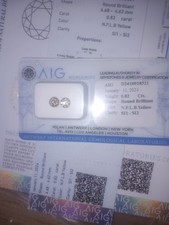 2 Natural Fancy Diamant 0.82