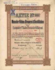 Memeler Aktien Brauerei 1871