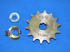 Set Ritzel 14 Z + Mutter +