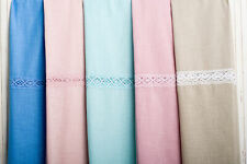 Raffgardine Raffrollo Gardine Shabby Chic 100/120/140/160cm Vintage Boho Retro