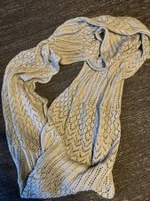 Schal Loop grau Glitzer Muster