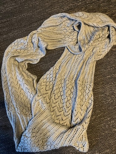 Schal loop grau glitzer muster - grau,