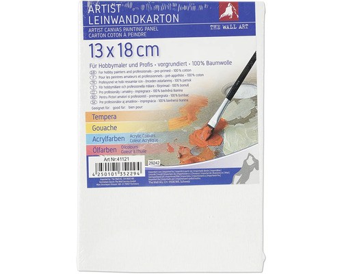Malkarton 13x18 weiß - malkarton,