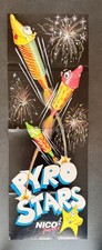 NICO Feuerwerk Plakat Vintage