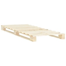 Palettenbett Massivholzbett